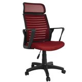 Bürocci Likya 2284B0547 Bordo Plastik Ayaklı Çalışma Koltuğu