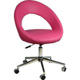 Bürocci Miranda Pembe 2222K0120 Metal Ayaklı Çalışma Koltuğu