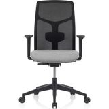 Bürosit M40 Siyah Gövde Çalışma Koltuğu (Kumaş) - Gri