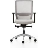 Bürotime Bold Çalışma Koltuğu, Krom Ayak, Gri & Gri