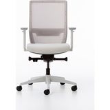 Bürotime Bold Çalışma Koltuğu, Plastik Ayak, Gri & Bej