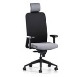 Bürotime Comfy Başlıklı Siyah Antrasit Çalışma Koltuğu