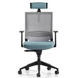 Bürotime Cozy 3D Kol Plastik Ayak Yeşili/Gri Mint Çalışma Koltuğu