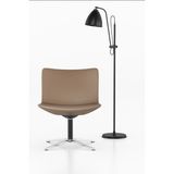 Bürotime Nova Bekleme Koltuğu, Alüminyum Ayak & Ceviz