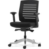 Bürotime Rare Çalışma Koltuğu, Alüminyum Ayak, Siyah