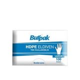 Burpak 100'lü Tek Kullanımlık Boya Eldiveni - Large