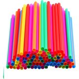 Burpak Frozen Plastik Pipet 7 mm * 22 cm 100 Adet