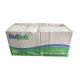 Burpak Jelatinli / Poşetli Ahşap Kürdan - 400 Adetlik 50 Paket Bej
