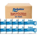 Burpak Şeffaf Eldiven HDPE (L) 100lü Paket 30 Adet