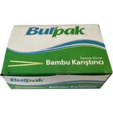 Burpak Tahta Ahşap Bambu Çay Kahve Karıştırıcı Çubuk Kaşık - 11 Cm. - 400 Adetlik 10 Paket