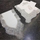 Bursa Çeyiz 26 Parça Ağır Fransiz Dantelli Linen Kumaş Yemek Takımı Ozel Üretim