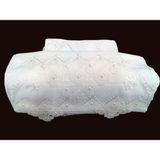 Bursa Hatırası 12'li Osmanlı Iğne Oyalı 50X90 Kadife Çeyizlik Havlu Krem Krem - 50 x 90 cm - Renkli
