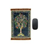 Bursa İpek Füme Dekoratif Küçük Halı Mousepad