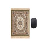 Bursa İpek Haki Dekoratif Küçük Halı Mousepad