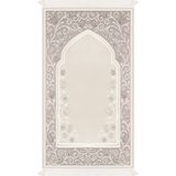 Bursa İpek Kahverengi Lale Desen Ipeksi Goblen Seccade - 65 x 110 cm