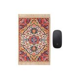 Bursa İpek Turuncu Dekoratif Küçük Halı Mousepad