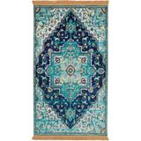 Bursa İpek Yeşil Kadife Halı Seccade - 65 x 115 cm