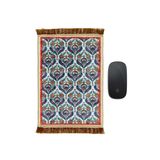 BURSA İPEQ Kırmızı Dekoratif Küçük Halı Mousepad