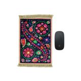 BURSA İPEQ Pembe Dekoratif Küçük Halı Mousepad