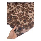 BURSA KUMAŞTAN Desenli Modal Kumaş Yumuşak Dökümlü Yazlık Elbiselik 150cm En 8000 -4