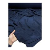 BURSA KUMAŞTAN İpek Cupro Kumaş, Lacivert, Parlak Dökümlü, 120cm En, Elbise Gömlek Kimono Takım ve Pantolon için