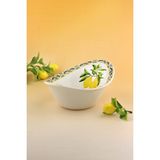 Bursa Porselen Dekor Capri Porselen Salata/meyve Kasesi - Beyaz