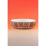 Bursa Porselen Dekor Orange tile porselen salata kasesi