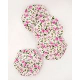 Bursa Porselen Pink Ivy Rose 4 Parça Tatllı Tabağı