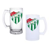 Bursaspor Buzlu Ya Buzsuz Seçenekleriyle Bira Bardağı