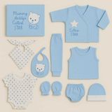 Burtaç Baby Bebek Hastane Çıkışı 10'lu - Mavi - 0 - 3 Ay