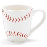 burton+BURTON Baseball 380ml Ceramic Coffee Mug Great Gift for Sports Fans