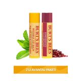 Burts Bees Beeswax Dudak Bakım Kremi + Nar Aromalı Dudak Bakım Kremi Avantaj Seti