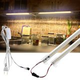 Burul 1 Metre Şeffaf Led Şerit 220V Aydınlatma, Fişli ve Butonlu, Eklenebilir, Çubuk Bar Led, Mutfak Tezgah Led Işık, Dolap ve Masa Ledleri, TV Arkası Led, Yüksek Lümen, 2/3/4/5/6 Adet Set (6, Gün Işığı)