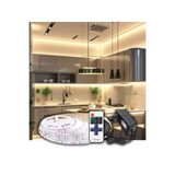 burul 5 Metre Şerit Led Işık Gün Işığı Dimmer Kumandalı Mutfak Tezgah Çalışma Masası Raf Işık