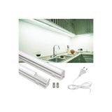 burul 60 cm Beyaz Led Bant Armatür Floresan Tip Aç Kapa Butonlu Fişli