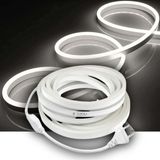Burul Neon LED Işık Esnek Şerit LED Aydınlatma 220V Fişli, Dekoratif Işıklandırma, Iç Meka - Çok Renkli - Siyah - Plastik