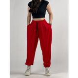 Bürümcük Kırmızı Kadın Jogger Pantolon COC3229