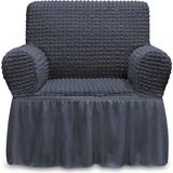 Bürümcük Koltuk Kanepe Çekyat Örtüsü Koltuk Kılıfı Tekli Bürümcük Tekli - 83 x 115 cm - Antrasit