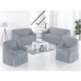 Bürümcük Koltuk Takımı Örtüsü 3+2+1+1_gri - 180 x 220 cm
