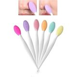 Burun Siyah Nokta Cilt ve Yüz Temizleyici Temizleme Fırçası Dudak Peeling Fırça Tecnopeeling