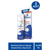 Burun Spreyi Blocked Nose Hipertonik 100 Ml 3 Adet