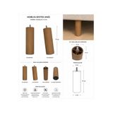 Büş Büş Aksesuar Mobilya Ayağı, 19 Cm, Destek Ayağı, Plastik Ayak, Model Kanepe, Dolap, Tv Ünitesi, Puf, Berjer Ayağı, 2 ADET GÖNDERİM destek.ayak19