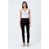 BUSA Hamile Esnek Karın Bantlı Beli Ayarlanabilir Skinny Kot Pantolon Siyah