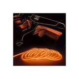 Buscarpone Araç İçi Neon Aydınlatma Led Göğüs Torpido Ledi Neon İp Led Turuncu 2 Metre