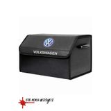 Buscarpone Volkswagen Marka Logolu Oto Bagaj Organizer Çanta Oto Bagaj Çantası 2 Bölmeli Suni Deri