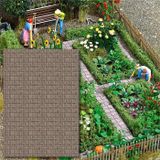 Busch 1:87 Ölçek Zemin Kaplama Karton Kare Doğal Taş 210x148 mm N:7427 Maket