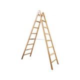 Buse A Tipi 8 Basamak Ahşap Merdiven 260 cm Ergonomik Yapı ile Ev ve Bahçe Kullanımına Uygun