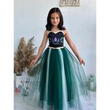 Buse & Eylül Bebe Anna Kız Çocuk Kostümü - 8 Yaş - Yeşil