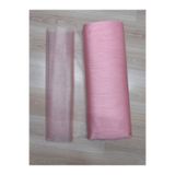 Buse Tül Pudra Somon Kristal Tül 1 metre Boy - 3 metre En