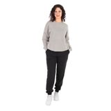 BUSEM Kadın Eşofman Altı, Yüksek Bel, Slim Fit, Siyah, 36 Beden